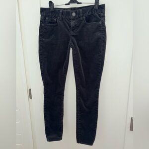NWOT J. Crew stretch corduroy low rise skinny jeans sz 24